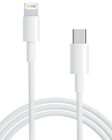 Mynd af Apple USB-C í Lightning hleðslusnúra