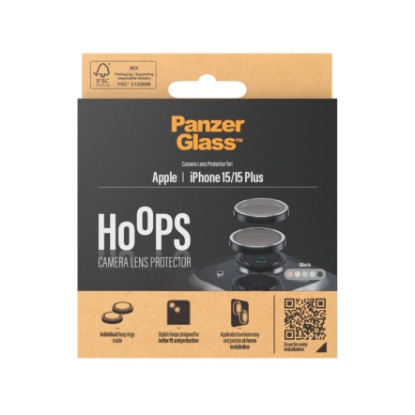 Mynd af PanzerGlass Hoops fyrir iPhone 15 línuna