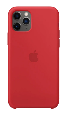 Picture of iPhone 11 Pro Max - Silicone Case Rautt