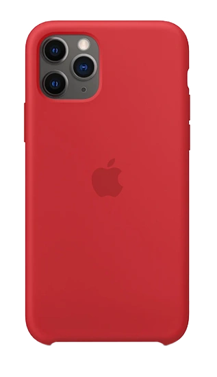 Picture of iPhone 11 Pro Max - Silicone Case Rautt