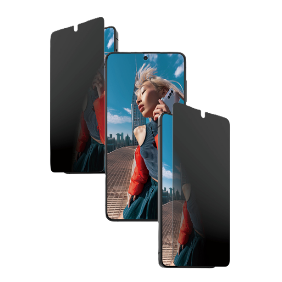 Mynd af Panzerglass öryggisgler með skjásíu og EasyAligner fyrir Samsung