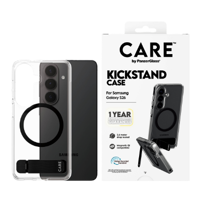 Picture of CARE glært hulstur með standi fyrir Samsung